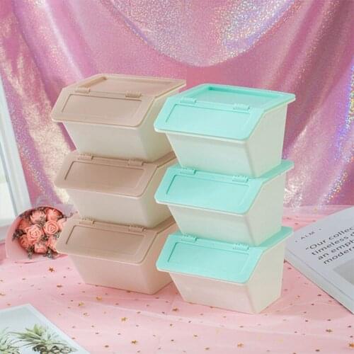 Desktop Organizer Drawer Makeup Flip Open Box Stackable Jewelry Container Stationery Holder School Office Storage Medicine Case
