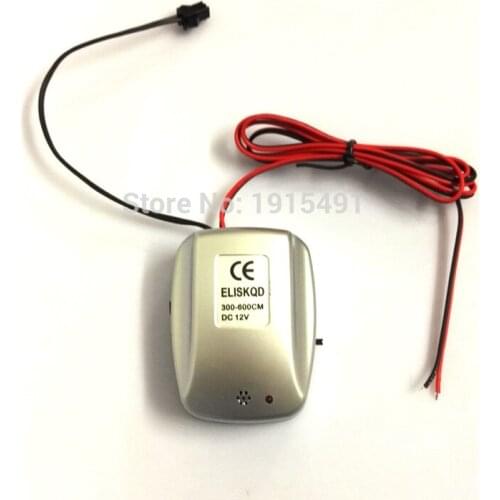 New 12 Style DC12V Sound Activated EL wire Inverter/ EL driver for EL wire or EL strips for holiday lighting Decoration