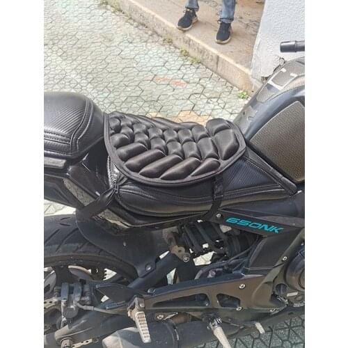 Motorcycle Seat Cushion Cooling Down Slip Protective Seat Pad Motorcycle Cool Seat Cover Decompression Air Cushion