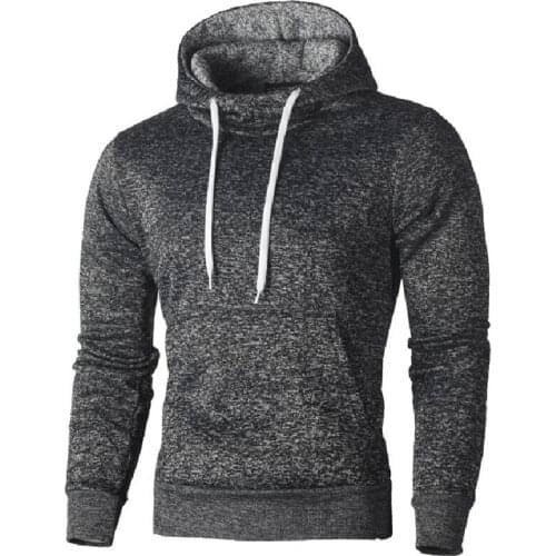 Fashion Mens Sweatshirt Long Sleeve Autumn Spring Casual Solid Hoodies Top Boy Blouse Tracksuits Sweatshirts Hoodies Men