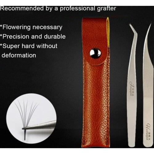 Stainless High Precision Blossom False Eyelashes Tweezers Lashes Applicator Clip
