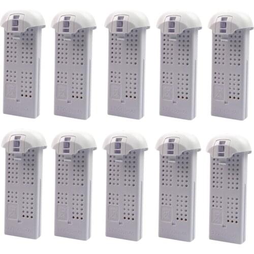 10pcs Original 3.7V 400mAh Battery For Syma X22 / X22w Drone Battery RC Quadcopter Spare Parts Accessories 3.7V 400mAh Battery