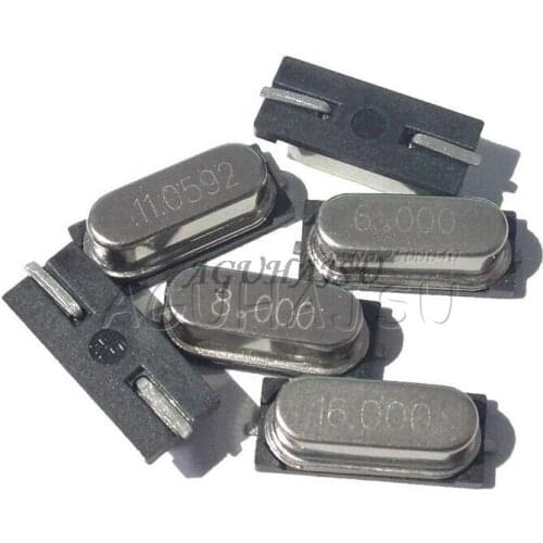 20pcs smd hc-49s 8MHz 8.000mhz 20ppm 20pF quartz resonator crystal