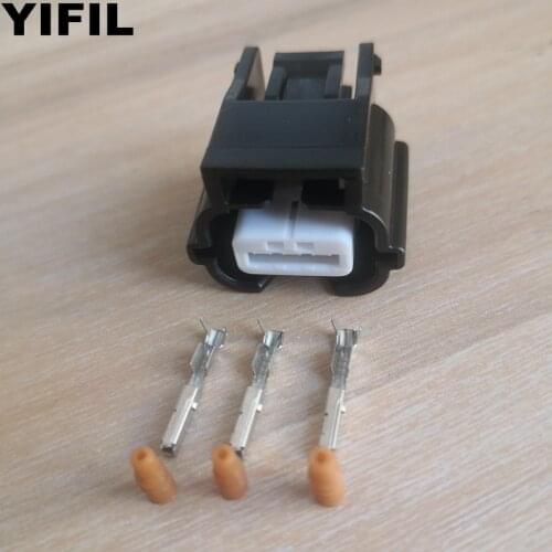 5/10/20/50pcs/lot 3 Pin/Way Crankshaft Pulse Sensor Connector Plug Housing Socket For Toyota Lexus Nissan 370Z VQ35 90980-WA052