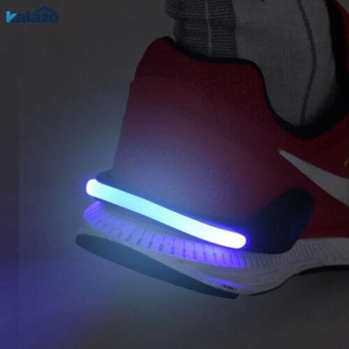 5pcs LED Luminous Shoes Clip Light Bicycle Night Running Safety Clips Cycling Sports Warning Light