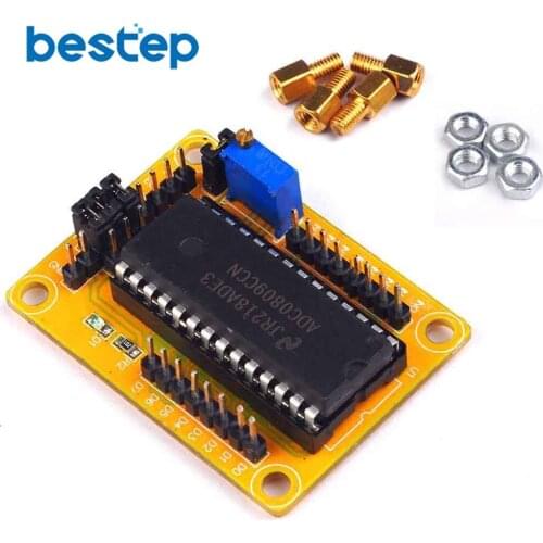 ADC0809 Module 8-bit 81 Parallel AD Board Analog to Digital Conversion Program Digital Voltmete