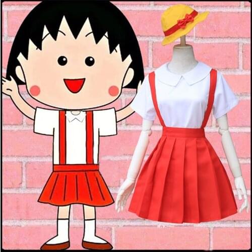 Amine Chibi Maruko Chan school uniform Kindergarten Cosplay costume Halloween