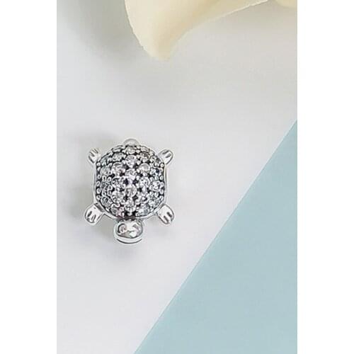 Authentic 925 Sterling Silver Beads New Turtle Fashion Little Turtle Beads Fit Original Pandora Bracelet For Women Diy Jewelry