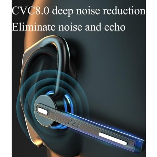 Simgle wireless bluetooth 5.0 earphons whterproof headphone can play time 80 hour call iWhile driving or Outdoor sports