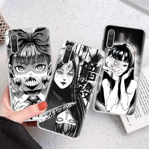 Horror Comic Junji Ito Tomie Tees Silicon Phone Case For Xiaomi Note 10 Mi 11 9 8 CC9 10T 9T 5X 6X A3 A2 A1 Lite Pro Poco F1 X3