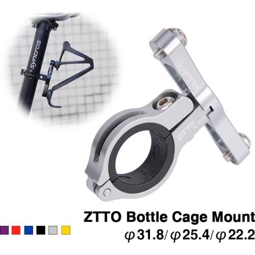 Water Bottle Holder Bolt Cage Holder 22.2 mm 25.6 mm 31.8mm Tubular Handlebars SeatPosts Aluminum Alloy Bike Water Bottle Holder