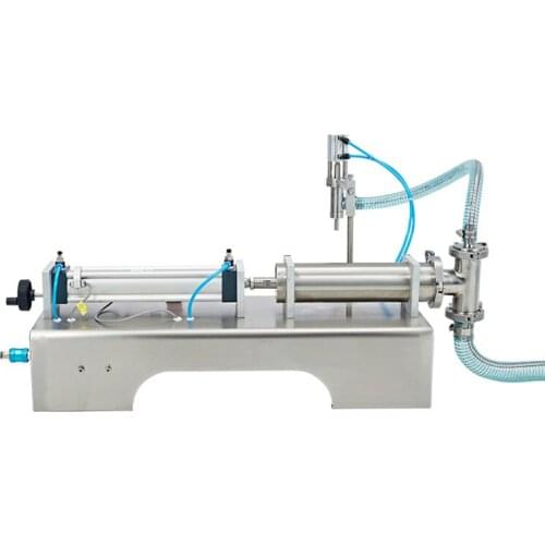 Horizontal Pneu Filling Machine Liquid Fully Automatic Quantitative Packing Machine Laundry Liquid Single Head Filling Machine