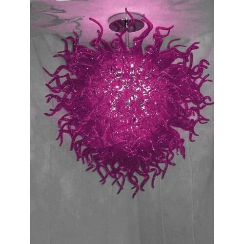 Round Shaped Murano Glass Crystal Chandelier