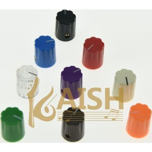 KAISH 10x Guitar Amp Effect Pedal Knobs 1/4" Davies 1900H Style Knob Set Screw Various Colors