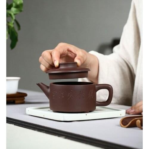 China Han Wa Kettle Ceramic Teapot For Tea Puer Oolong Tea Set Handmade