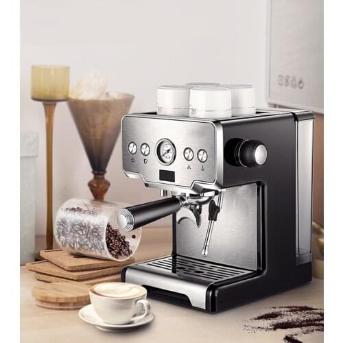 Coffee machine home espresso semi-automatic pump steam type Cappuccino Milk Bubble Maker Italian Coffee Machine CRM3605 For home