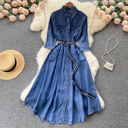 New Veeliya Fashion Denim Dresses