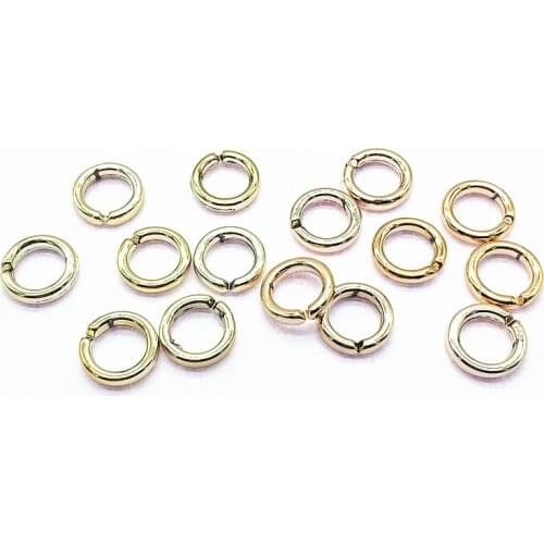 New arrival! 13x17mm 100pcs/lot Acrylic UV Plating Ring-shape Beads for Jewelry DIY (Design as shown)