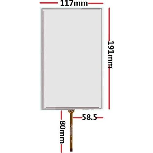 New 8-inch touch screen 191*117mm is suitable for HSD080IDW1-C01A01 handwriting screen