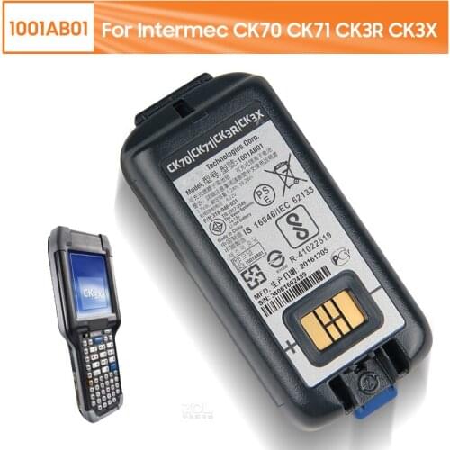 Original Replacement Battery 1001AB01 For Intermec CK70 CK71 CK3R CK3X Genuine Rechargable Battery 19.2Wh