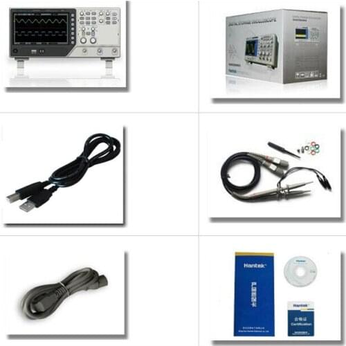 Hantek DSO7202B Oscilloscope 2 Channels 200MHz 2Gsa/s Storage Oscilloscope DSO7202B Excelent Function 800*480 Pixels Display