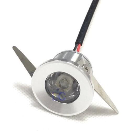 10pcs Newled Mini Downlight Under 31mm Cabinet Spot Light 1w Ceiling Recessed Lamp Ac85-265v Dimmable Down Lights Free Shipping