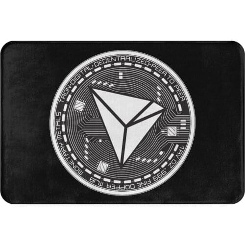 TRON Crypto Miners Bath Mat Coin Doormat Kitchen Carpet Balcony Rug Home Decor