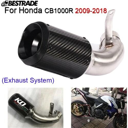 For Honda CB1000R 2009 2010 2011 2012 2013 2014 2015 2016 2017 2018 Motorcycle Exhaust System Connect Link Pipe Muffler Tail Tip