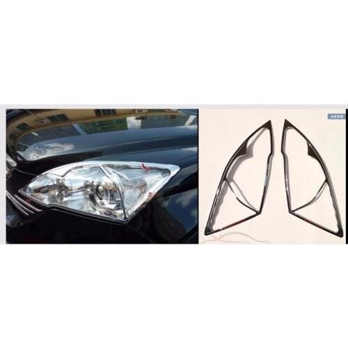 High Quality Chrome Head Light Cover for Honda CRV 2007 2008 2009 2010 2011 Up Free Shipping