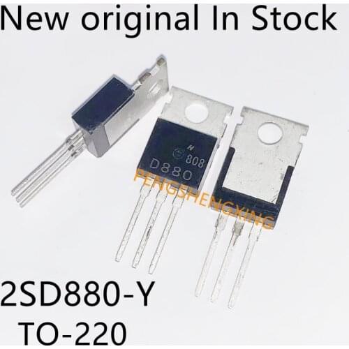 10PCS/LOT 2 sd880 - D880 Y - 40 w Y 60 v 3 a power transistor TO-220 New original spot hot sale