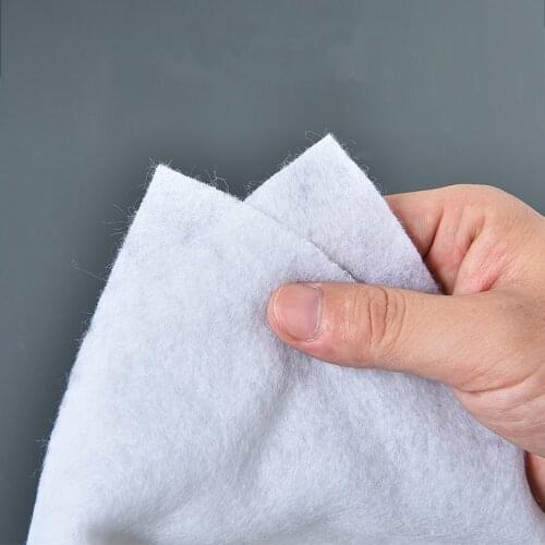 2mm 120g/70g 100x100cm 100x50cm Cotton White Cloth Soft Non Woven Felt For DIY Sewing Dolls Crafts Pattern Materials Bundle