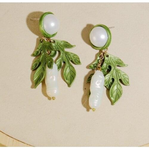 2020 Brinco Brincos Joker Beautiful Goddess Of Restoring Ancient Ways Show Thin Artificial Earring Of The Lacquer That Bake