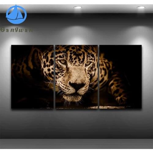 5D Diamond Embroidery Modern animal art, leopard Picture Of Diamond Painting Full Square Mosaic Cross Stitch Handmade Gift3pcs