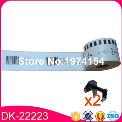 60x Rolls Brother Compatible Labels DK-22223 dk 22223 dk22223 50mm x 30.48m etichette Thermal paper adhesive Labels