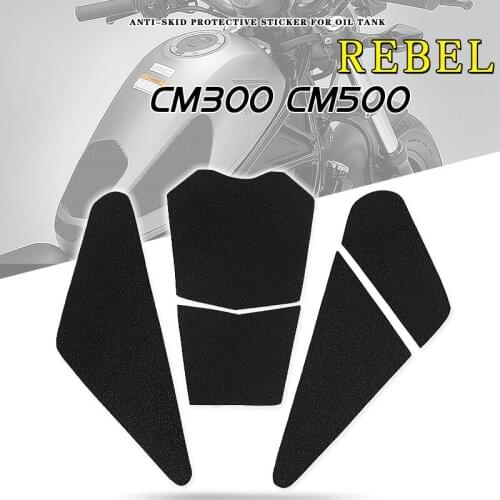 For Honda Rebel 500 300 CMX CMX500 CMX300 Motorcycle Accessories Gas Tank Protect Sticker Fuel Cap Cover Pad