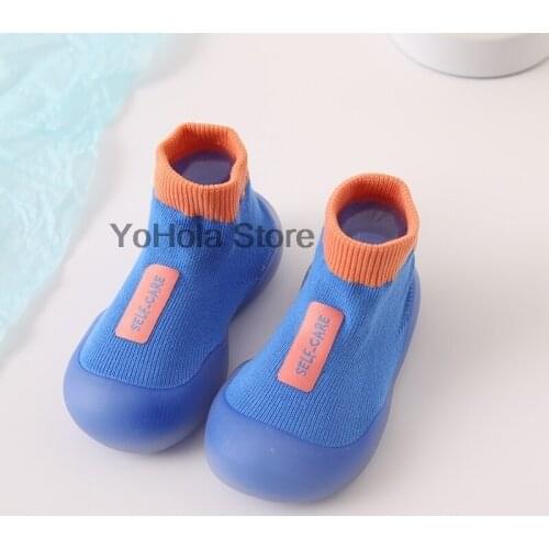 Spring Autumn Baby First Walker Shoes for Newborn Girls Boys Unisex Kint Booties Kid Casual Cozy Sole Infant Socks Sneaker