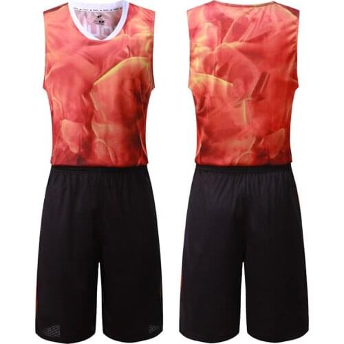 Basketball Uniform Design Jersey Sports Competition Custom Training Polyester Vest Breathable T-Shirt