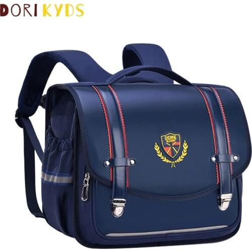 DORIKYDS 2021 New Design School Bag Fashion Leather Boys Girls Backpack Large Capacity Waterproof Kid Backpacks Causal Mochila