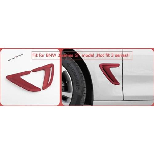 Yimaautotrims Outer Body Leaf Panel Air AC Outlet Vent Cover Kit Fit For BMW 3 Series GT 320i 328i 316i 2013 - 2017 ABS Exterior
