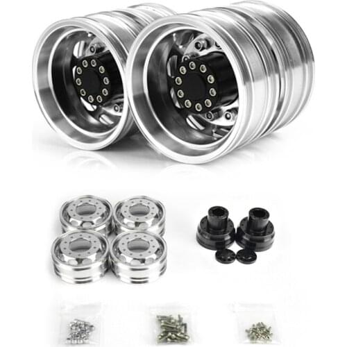 LESU Rear Wheel Metal Hub B for 1/14 Tractors Truck Tmy RC Car DIY Model TH02490-SMT3