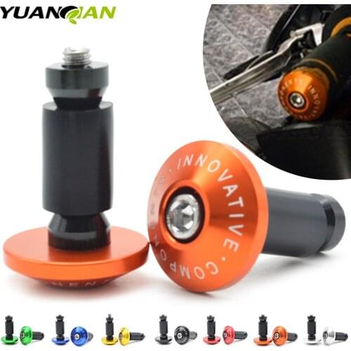 7/8''22 motorcycle handlebar cap motocross handle bar grips ends for yamaha YZF R25 R15 R6 R125 kawasaki Z800 FZ8 FZ1 FZ6R