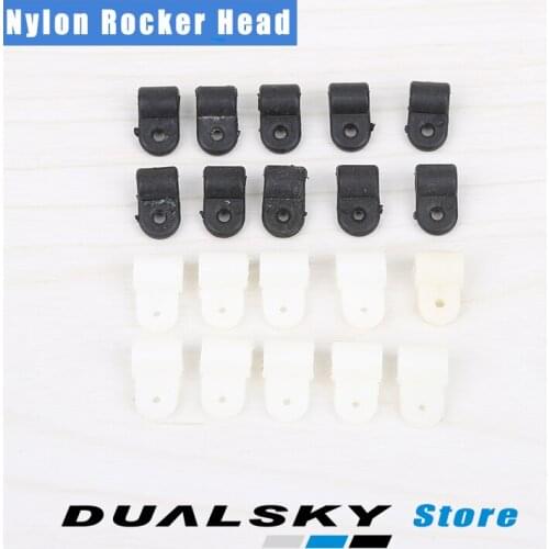 10 PCS Nylon Rocker Head \\ Rocker Connector \\ Rudder Surface Tie Rod Connector (for 2mm, 3mm Connect Rod)