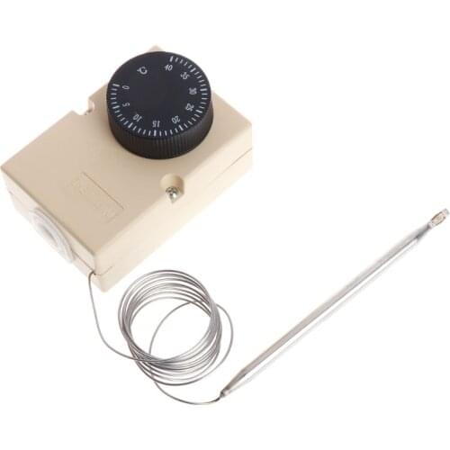 AC220V Temperature Switch Capillary Thermostat Controller w waterproof box