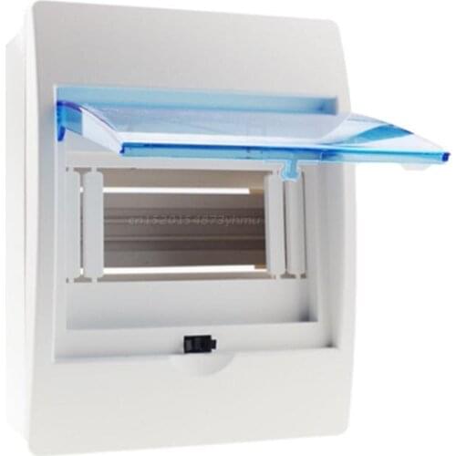 Q81C 4-6 Ways Circuit Breaker Plastic Distribution Protection Box with Clear Cover