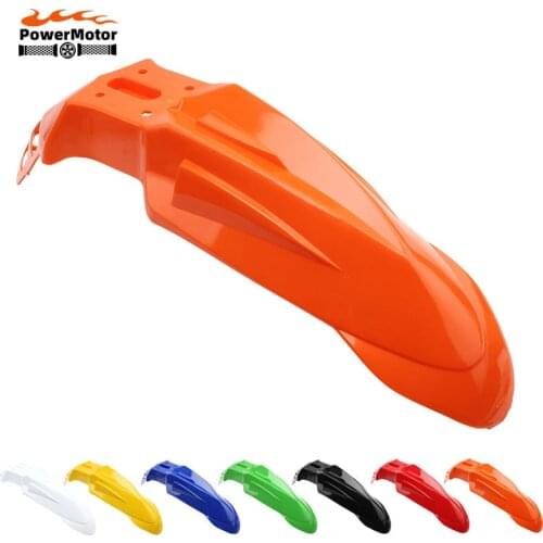Universal Motorcycle Front Fender Plastic Kit Mudguard For Honda Suzuki Kawasaki Motorcycle Accessories Moto Fender garde