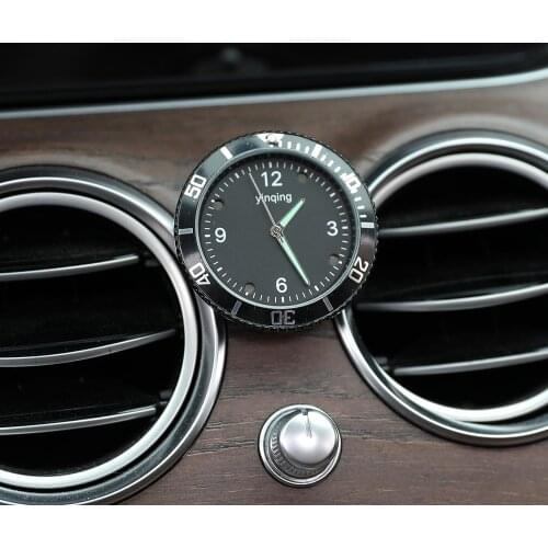 Hua Scale high quality automobile watch fashion quartz watch car decoration ornaments new vehicle clock sticker Auto accessories