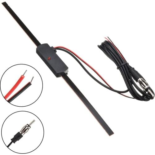 1pc 12V Automobile Windshield Stereo Radio Antenna AM FM LW SW Reception For Car Truck Boat Internal Mount Accessories