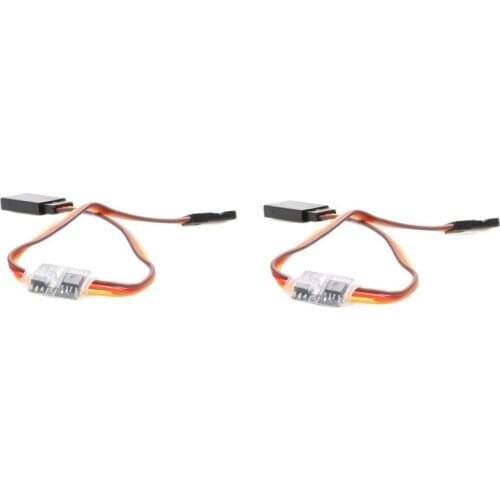 2PCS PPM/PWM Signal Amplifier Servo Angle Expander 90° Remote Control Extension 180° Steering Gear Angle Extender for RC Models