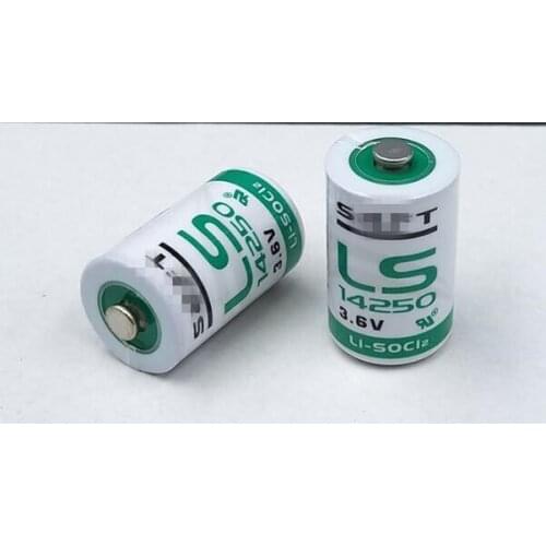 50pcs New original LS14250 1/2AA 3.6V PLC industrial automation equipment CNC machine lithium battery Free shipping