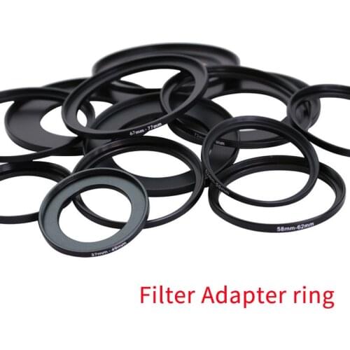 52-58 52-67 52-77 52-82 55-58 55-62 55-67 55-77 55-82 58-62 58-67 58-72 58-77 58-82 mm Metal Step Up Rings Lens Adapter Filter